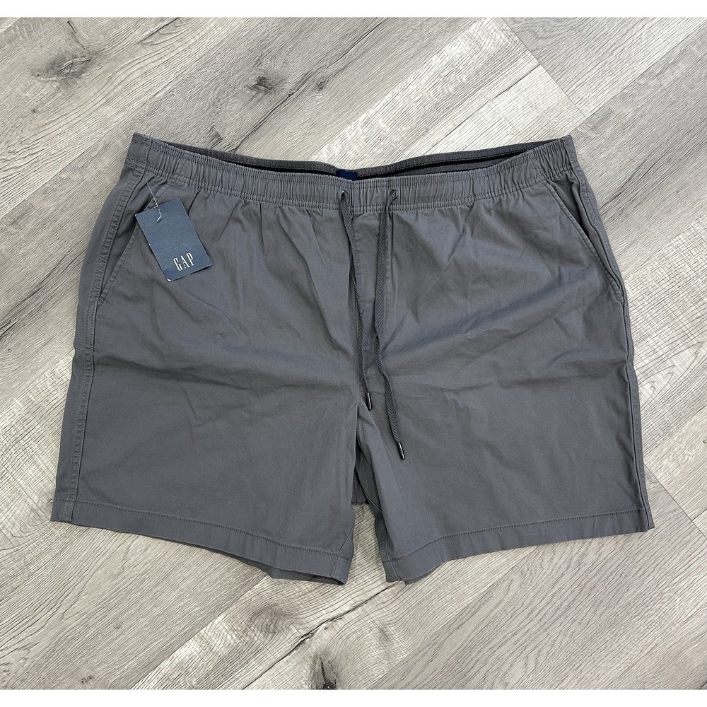 GAP - Men's Drawstring‎ Pull On Elastic Waistband Shorts - 7" Inseam - NEW 3XL